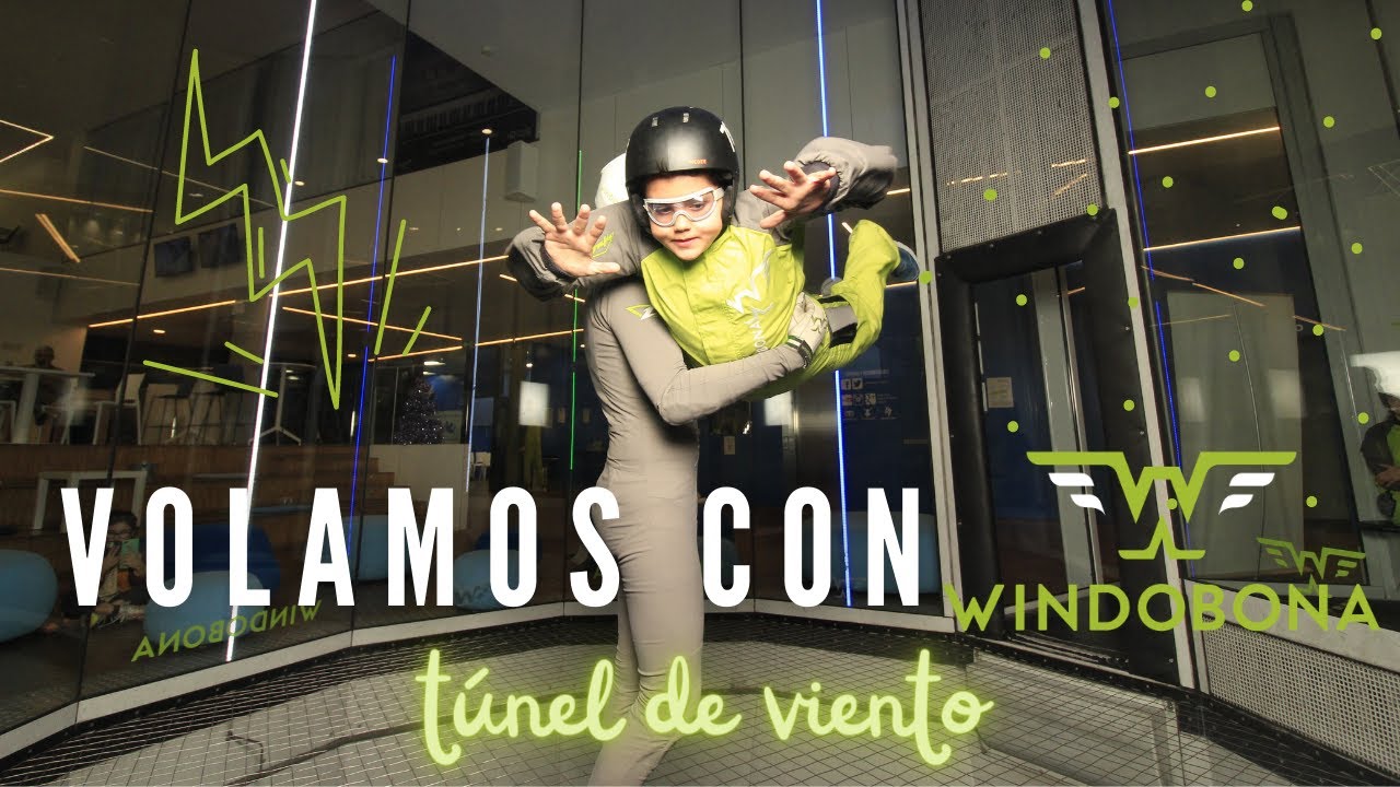 Volar en un túnel de viento ¡con niños!