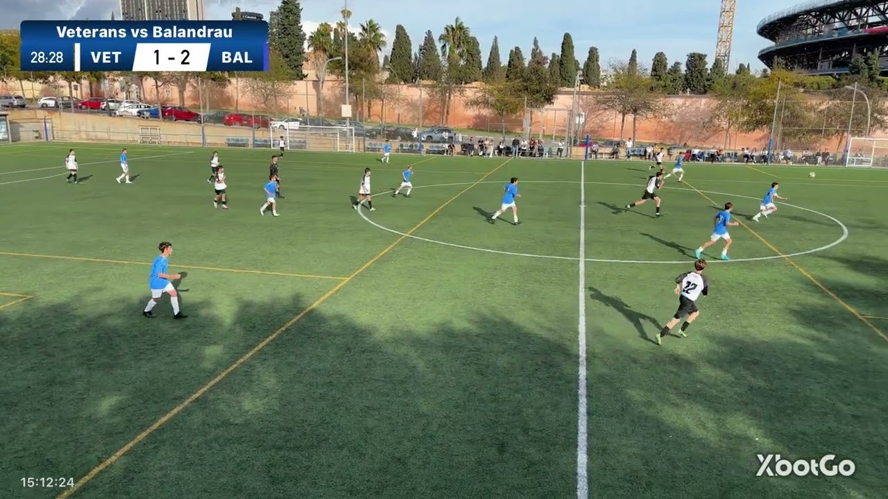 Cadete SUB15 Segunda División Jornada 5 Veterans 'A'  vs Balandrau 'A' (1-3)