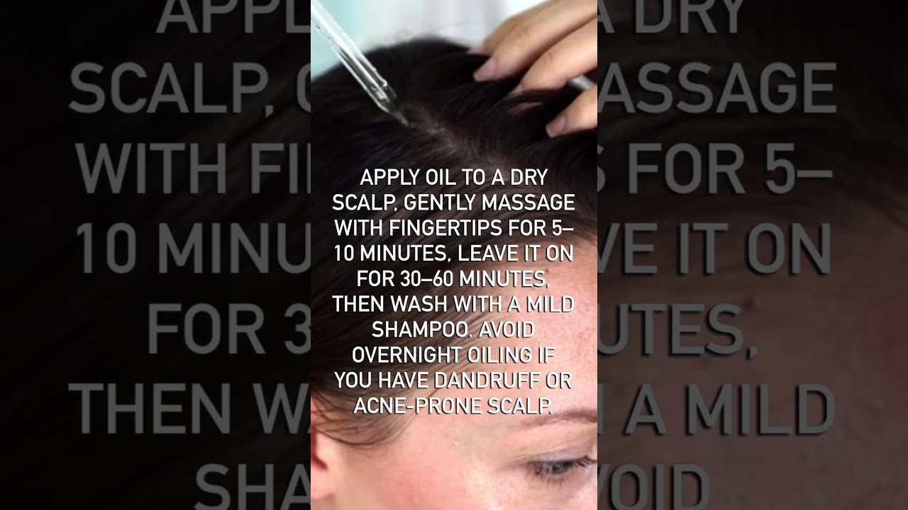 How to oil your scalp the right way  