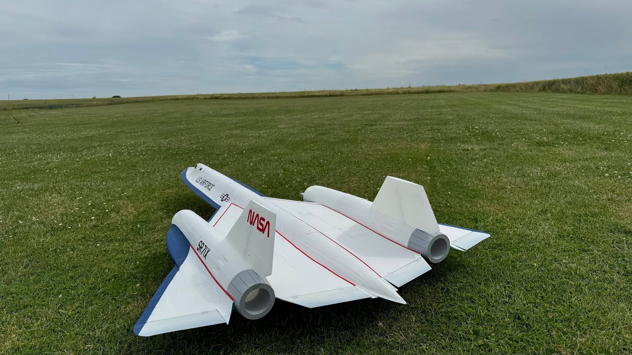 Fully 3d printed SR71 flight 1/15 scale - 2100mm length
