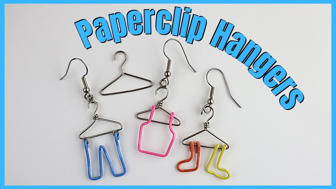 DIY Wire Hanger Earrings // Day 9 of the 10-Day Paperclip Challenge