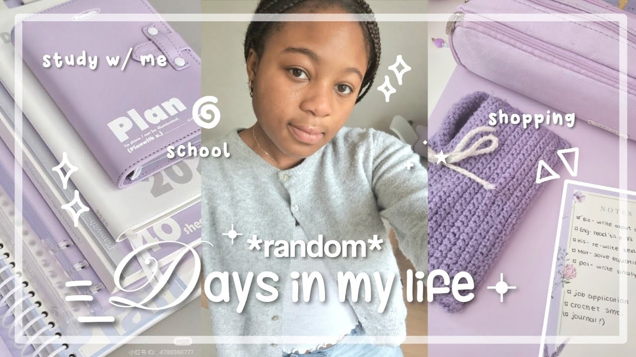 [NEW] A *Random* Week in my life EP.1 🍮 || GRWM for School, Shopping, Setting up my Journal/week˖ ࣪⭑