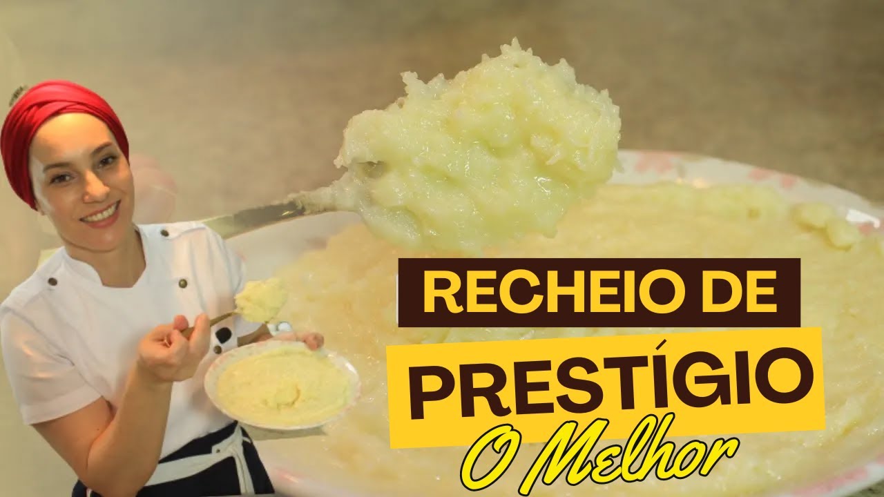 O MELHOR RECHEIO DE COCO CREMOSO /  Prestígio Somente 4 ingredientes - Tatiane Alvarenga