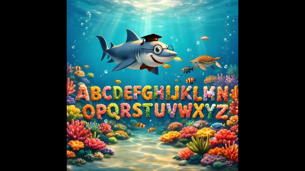 🎓 Professor Sharky's Body Parts ABCs ♫ 1 HOUR1 Anatomy Alphabet Classical Music Health Education Ki