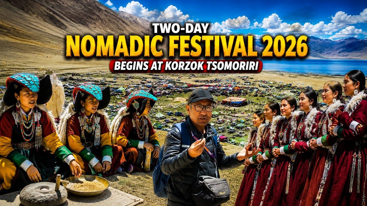Two-day Nomadic Festival begins at Korzok Tsomoriri 