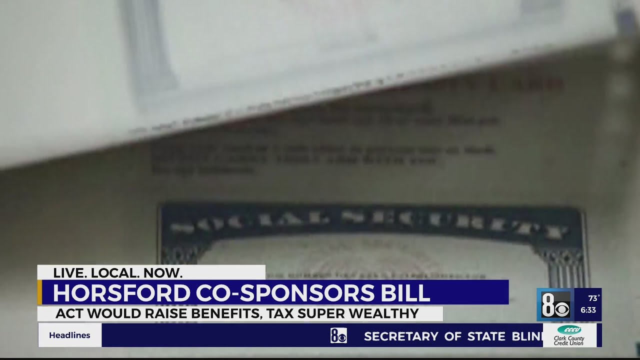 Horsford looks to pass bill to increase Social Security benefits for seniors