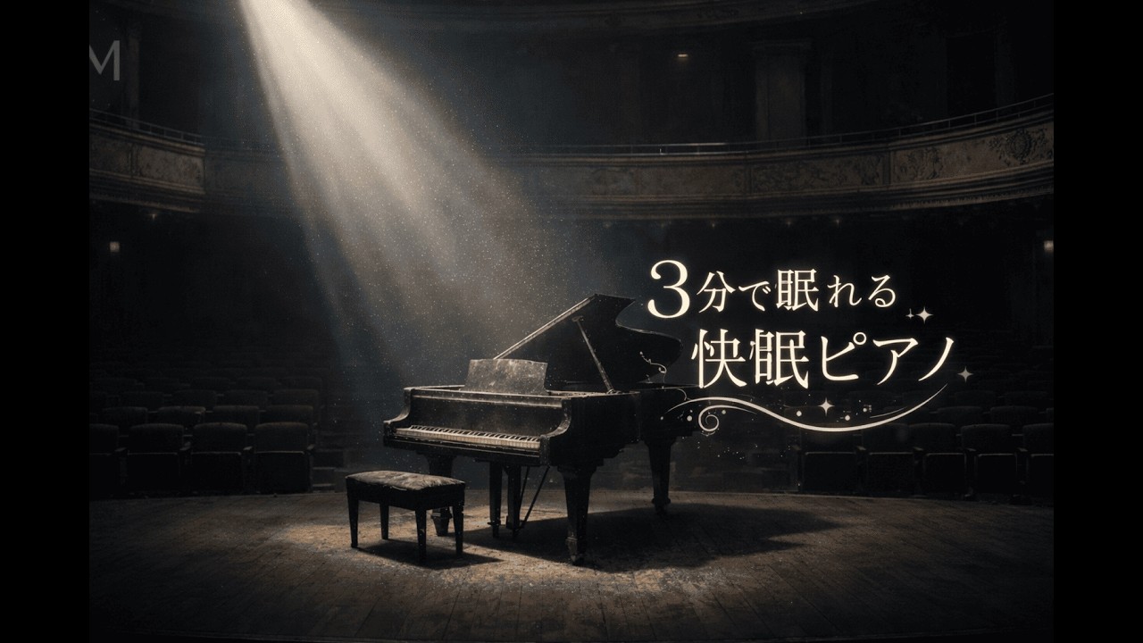 Night Piano for Better Sleep 不眠対策ヒーリングピアノ【ピアノ】#1