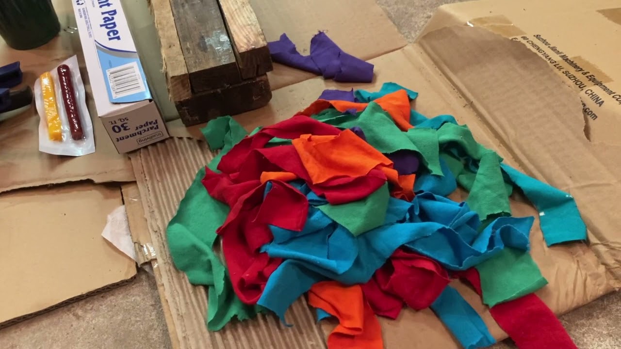 Making Homemade micarta from tee shirts