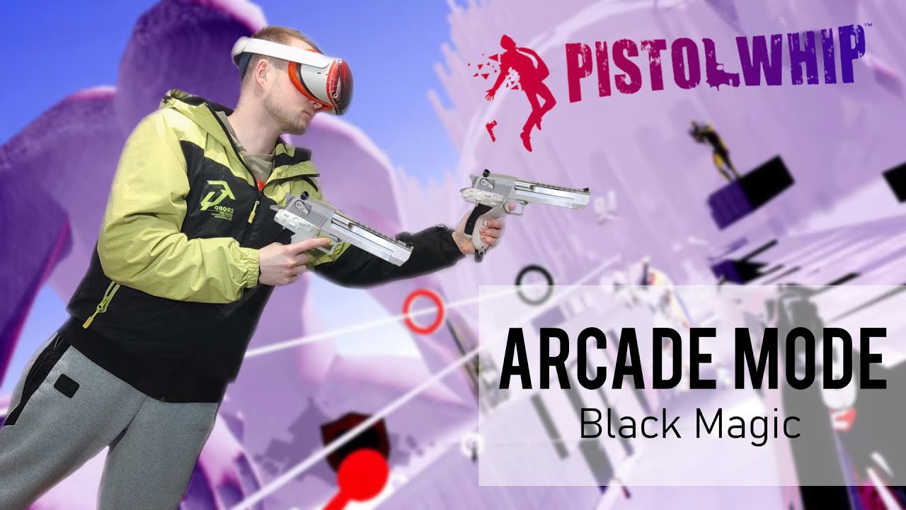 PISTOL WHIP Arcade Gameplay 'Black Magic' [ Meta Quest 2] 4K