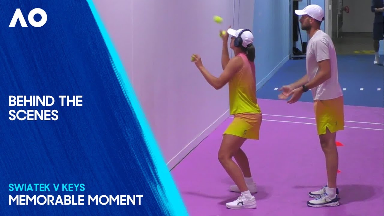Swiatek v Keys | Behind The Scenes Ahead of Semifinal | Australian Open 2025