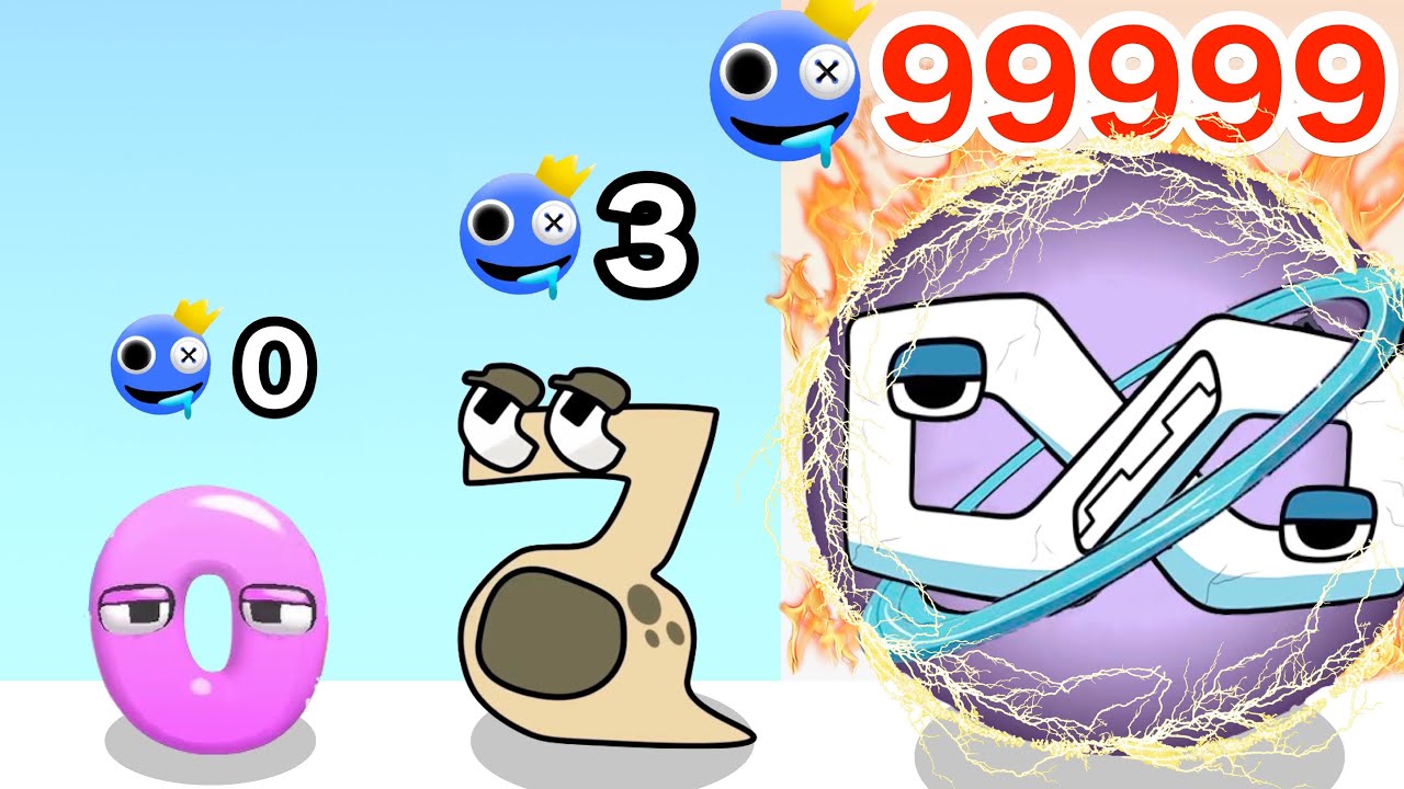 数字のバケモノを育ててレインボーフレンズを倒そう【 Merge Number Run 】