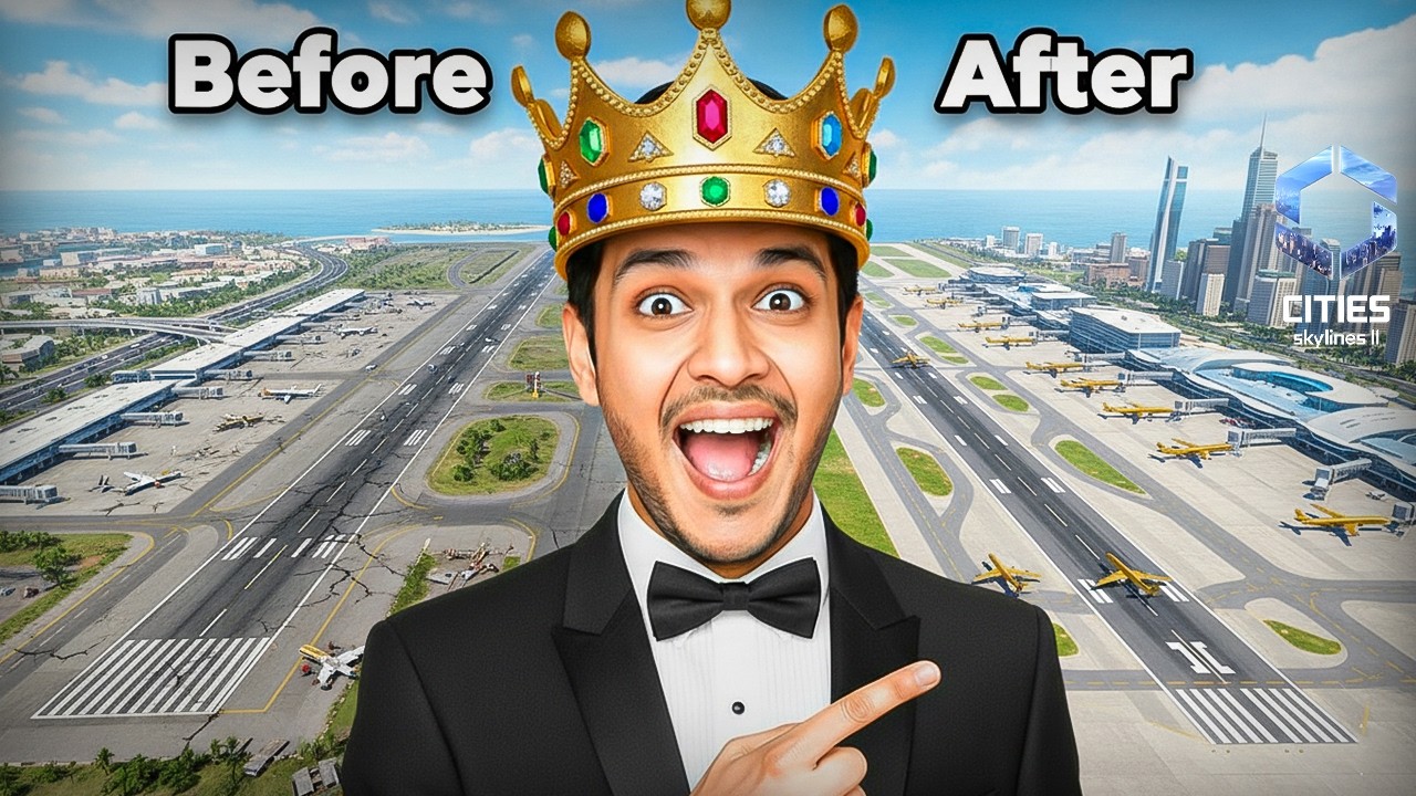 I Built a $4 Million International Airport! (Mega Airport Build)