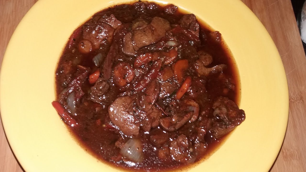 Stewed Chicken Liver