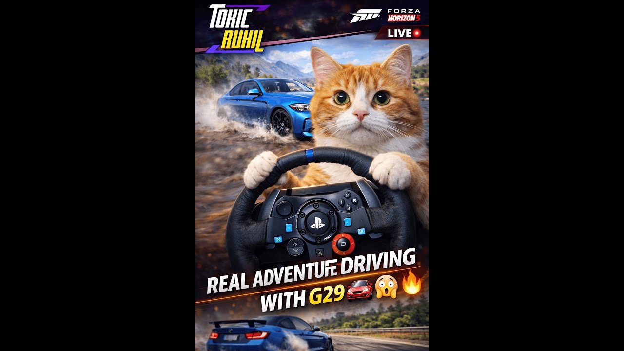 Late Night FH5 Drive 🌙✨ G29 Real Feel | Live