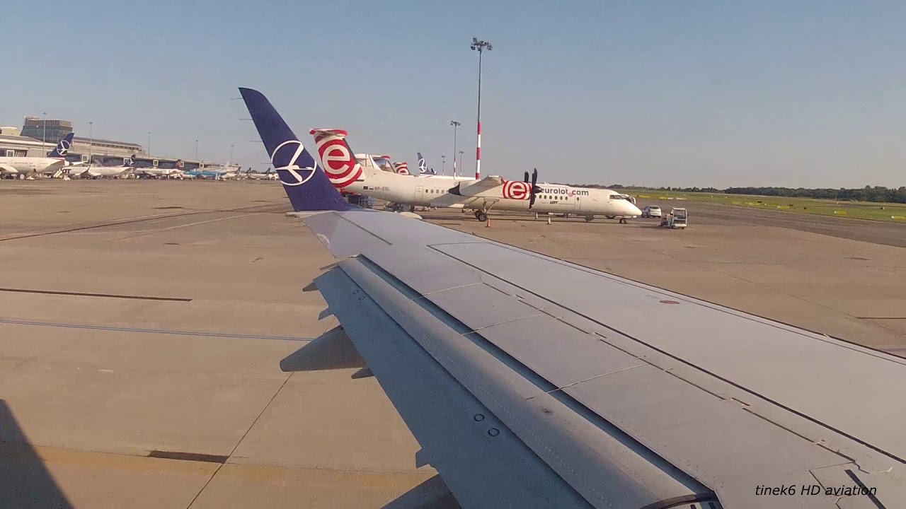 LOT flight LO3885 (Warsaw - Katowice) E170
