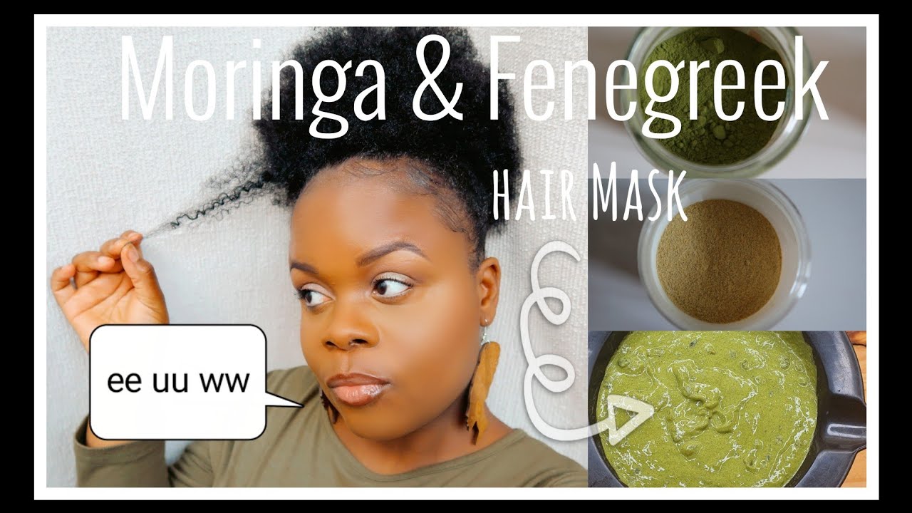 MORINGA and FENEGREEK Hair Mask FOR MASSIVE Hair GROWTH!!