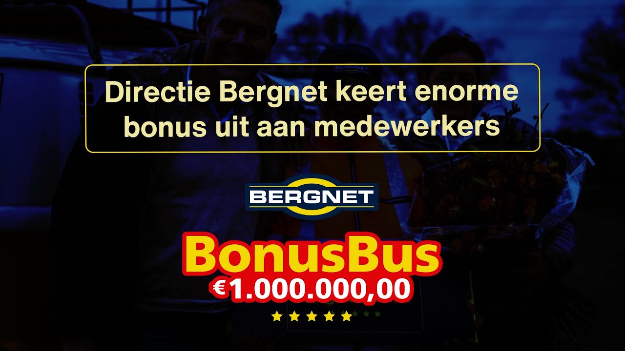 Directie Bergnet keert &euro; 1.000.000,00 uit aan medewerkers 🎉