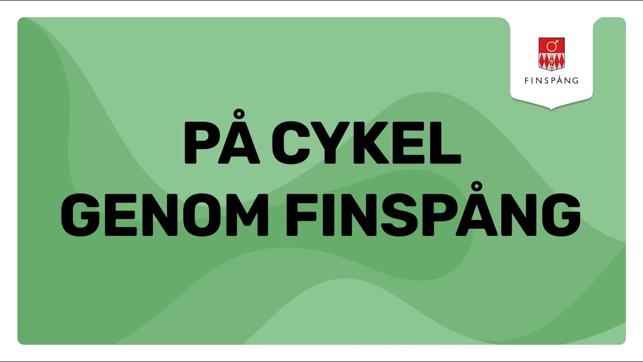 På cykel genom Finspång