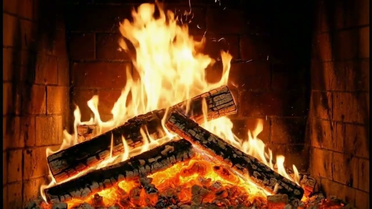 🔥 Cozy Fireplace 4K — Crackling Fire Sounds for Sleep, Relaxation & Peaceful Nights