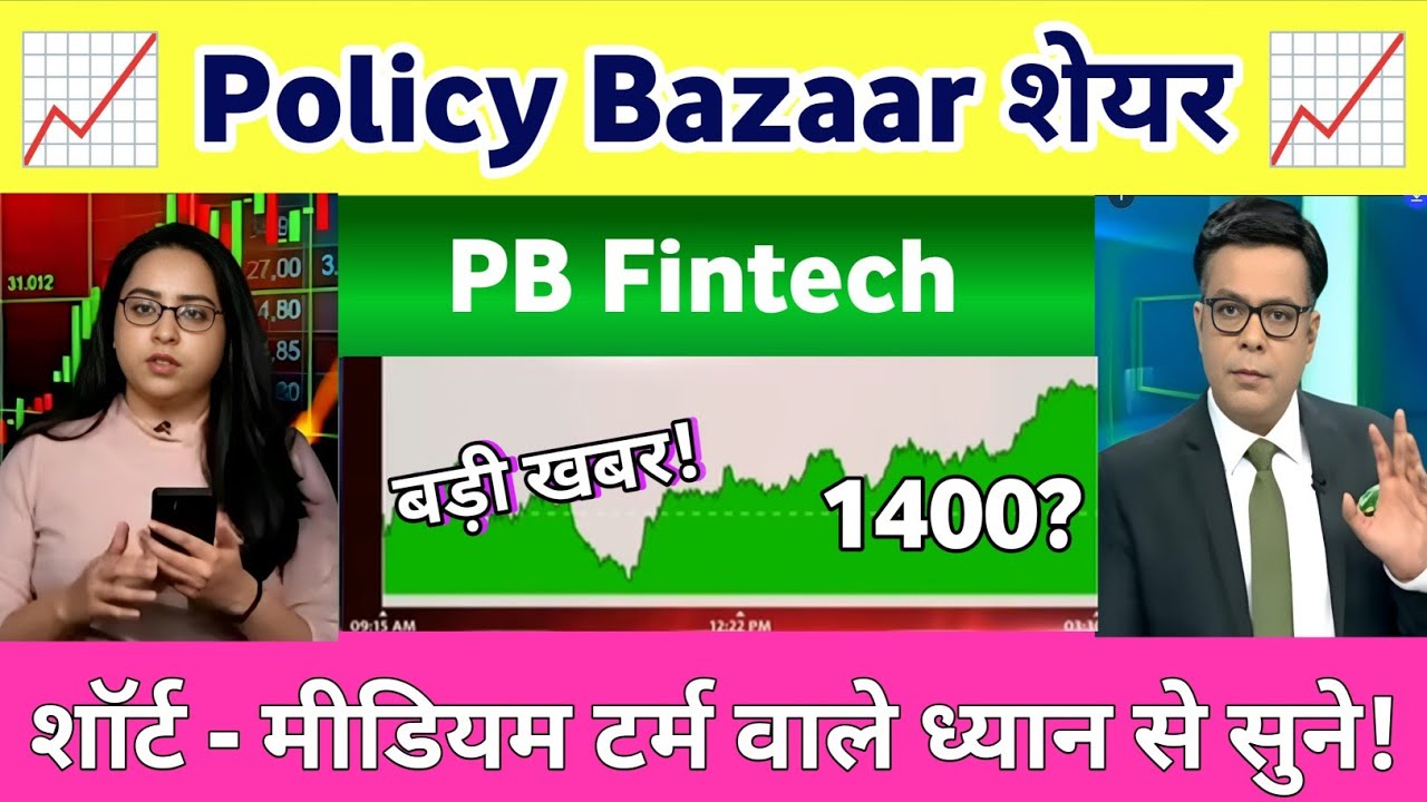 Policybazaar Share News Today | Pb Fintech Share Latest News | Policy Bazaar share analysis