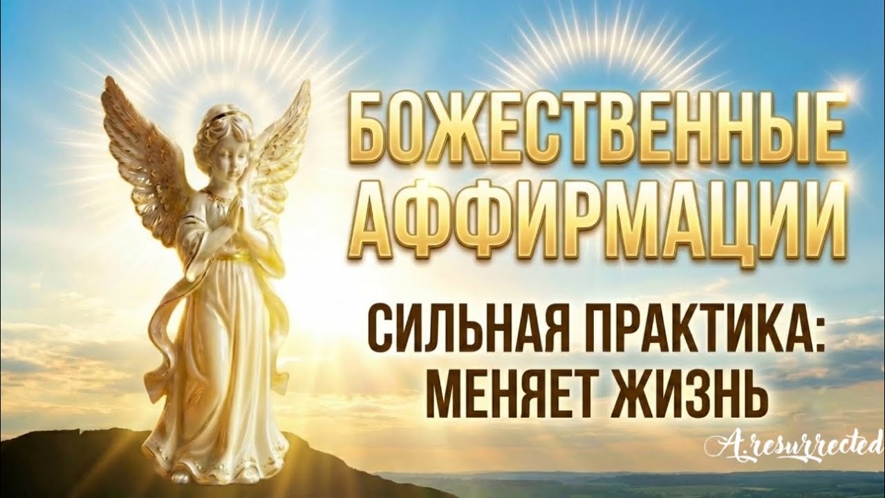 ✨🪽50 БОЖЕСТВЕННЫХ АФФИРМАЦИЙ-Мощная перестройка сознания