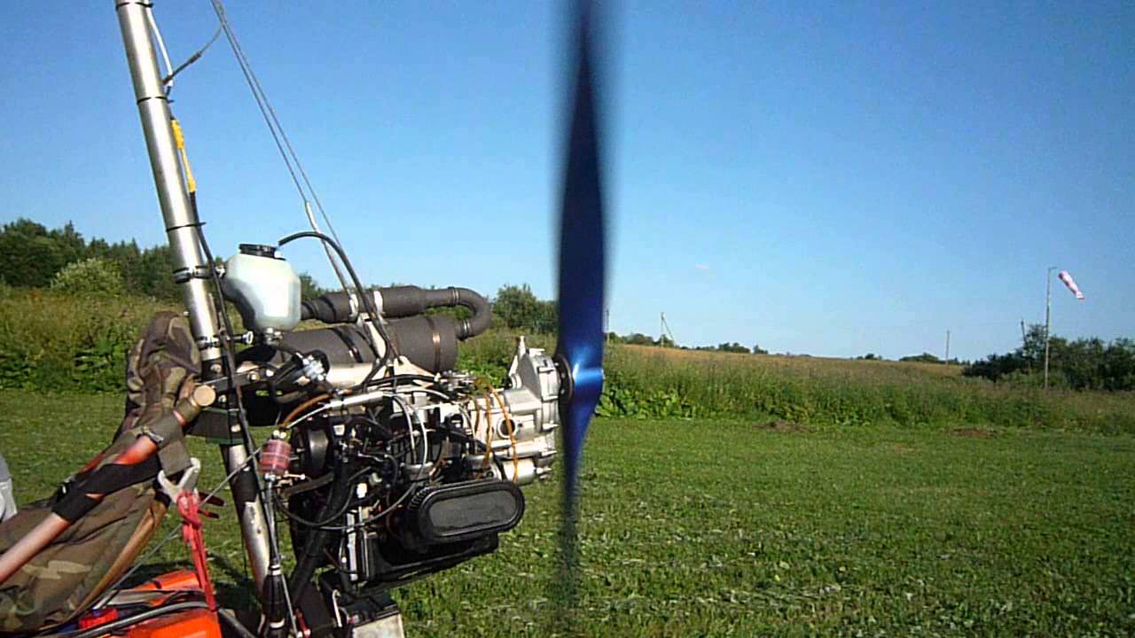 (213) Звук мотора Rotax-503
