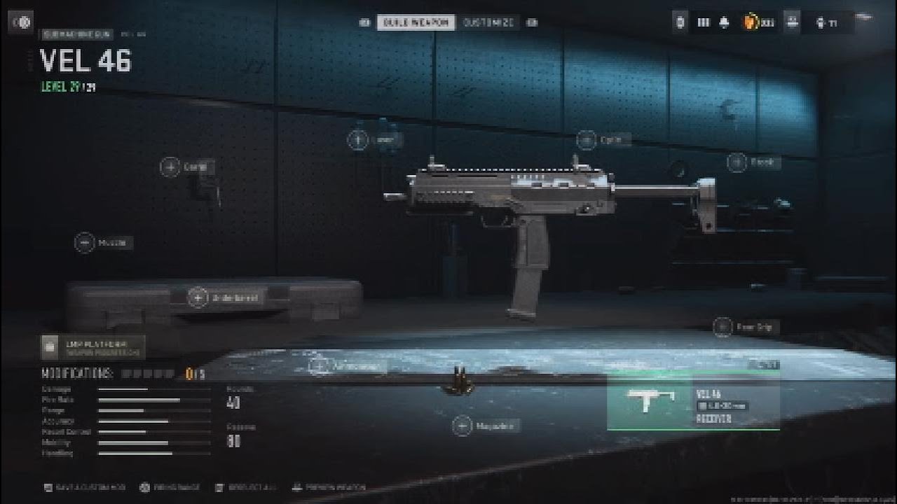 Call of Duty - MW2 - All SMG Attachments ~ VEL 46 (Mp7)