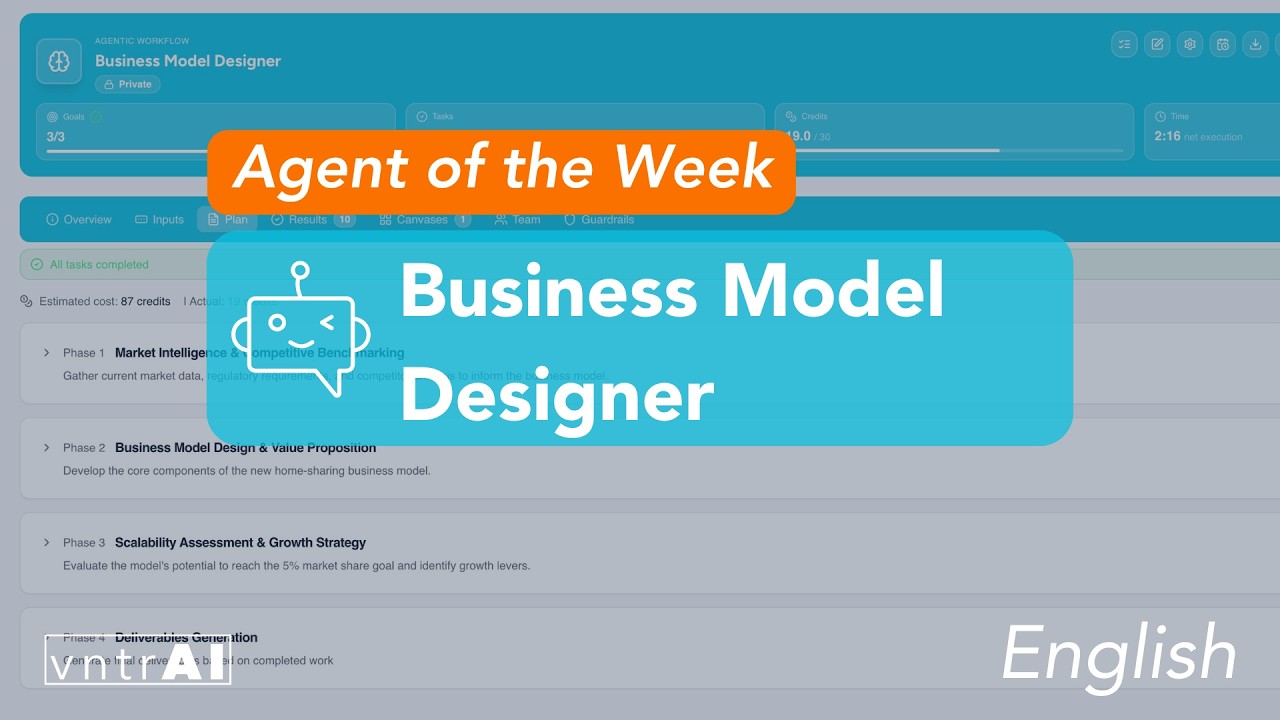 vntrAI - AotW - Business Model Designer