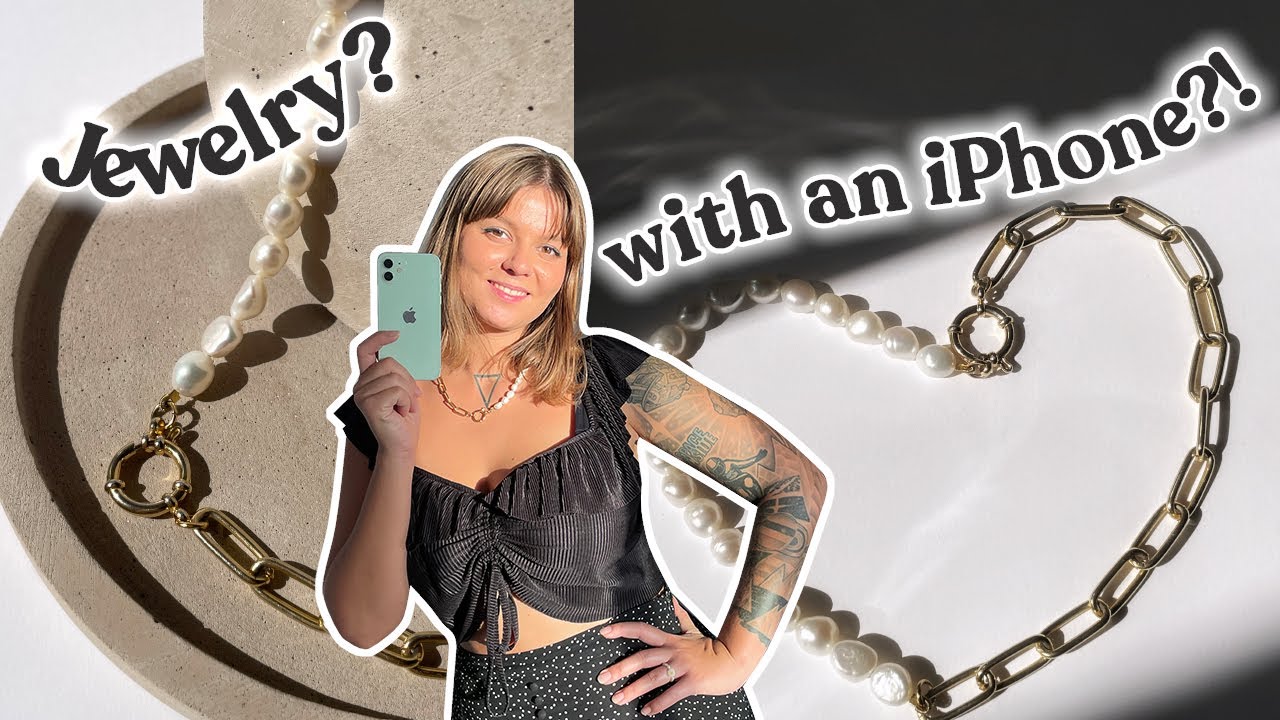 Jewelry Product Photography with an iPhone at Home