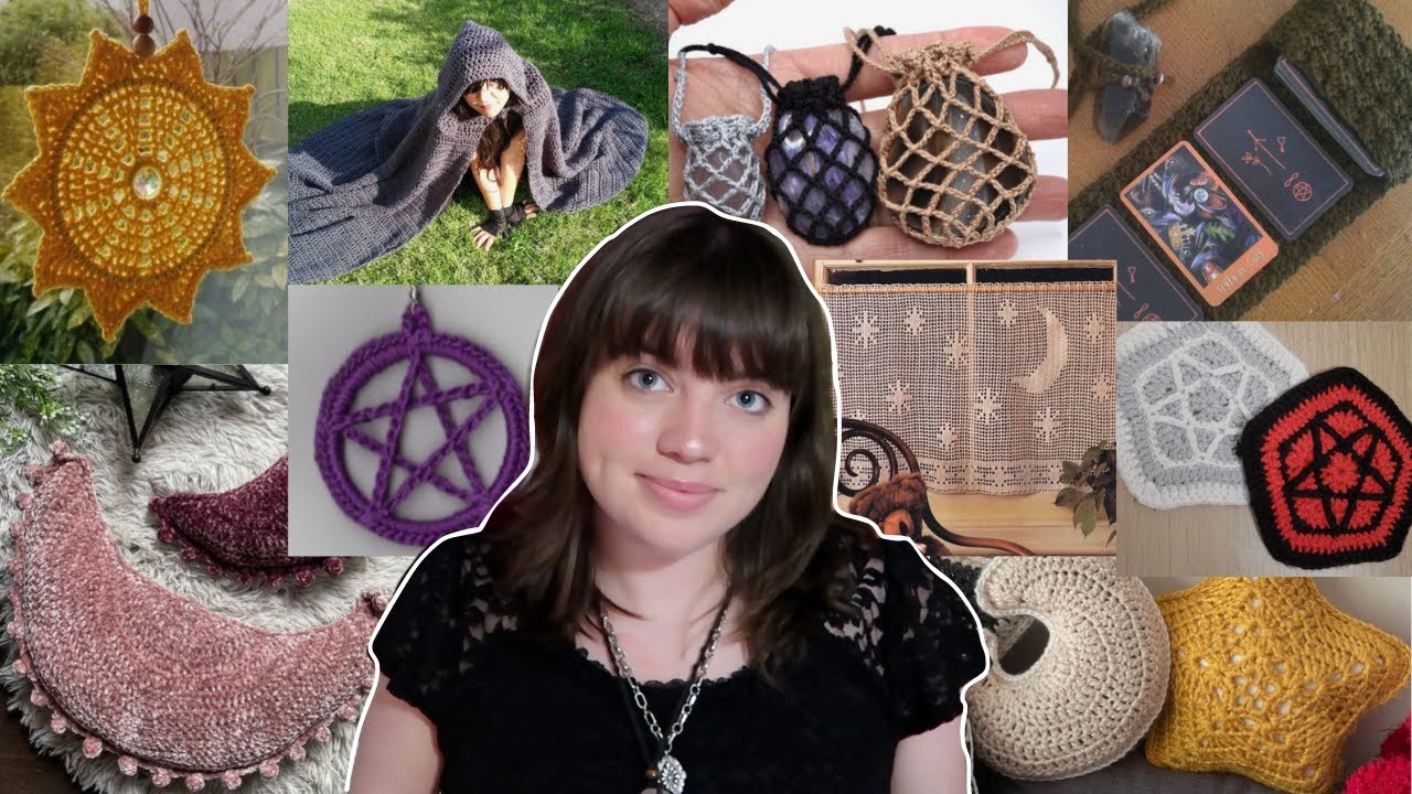 50 easy crochet WITCHY ideas with patterns (beginner friendly)