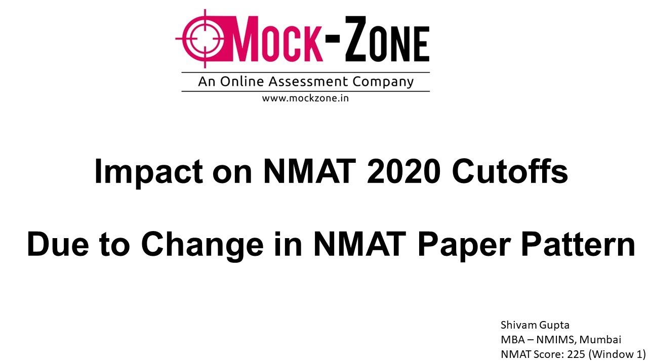 Impact of NMAT 2020 Cutoffs Due to Change in Paper Pattern || Free NMAT Mock  -Toppers List