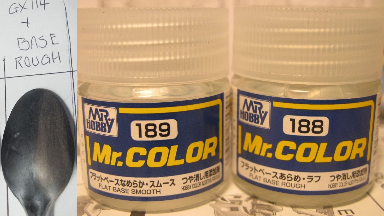 Мастер-класс по сборке моделей 163: Плоская основа Mr. Color, гладкая и шероховатая