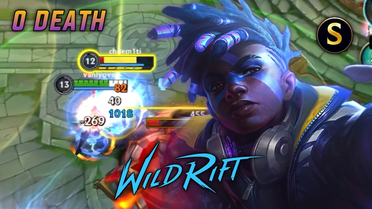 WILD RIFT - EKKO S TIER MID 0 DEATH (UN CUT) GAMEPLAY