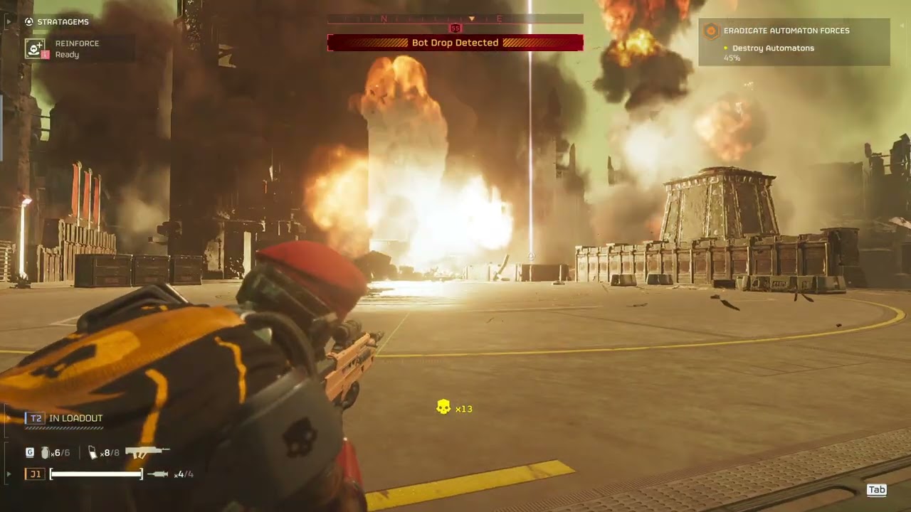 Solo Bot Wave Clear | Helldivers 2 #helldivers2 #helldivers2game #helldivers2gameplay