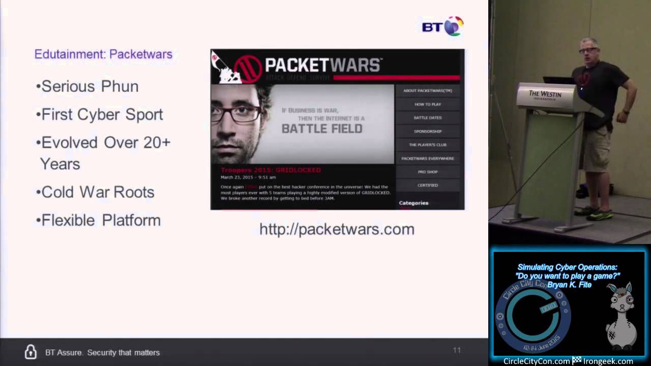 106 Simulating Cyber Operations Do you want to play a game Bryan Fite
