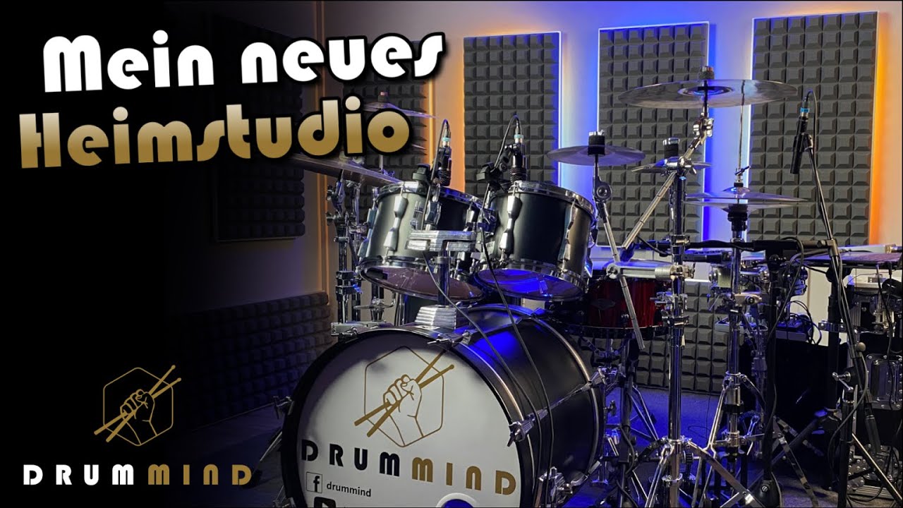 Mein neues Schlagzeug Heim-Studio!