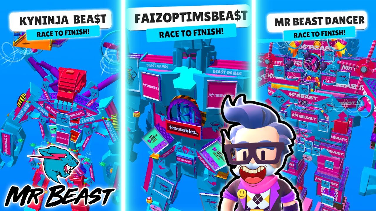 NEW ROBOT TRANSFORMER MRBEAST WORKSHOP MAPS IN STUMBLE GUYS