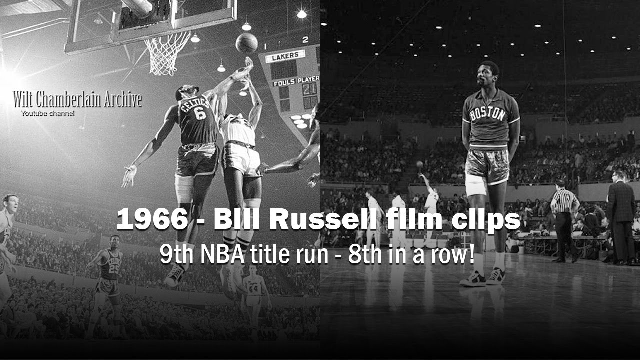 Bill Russell 1966 NBA Playoffs and Season Clips