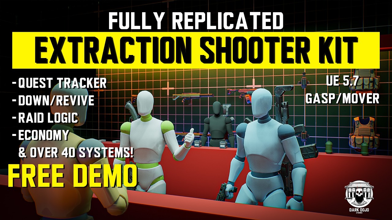UE 5.7 GASP Mover Extraction Kit | Fully Replicated Multiplayer Third Person Shooter