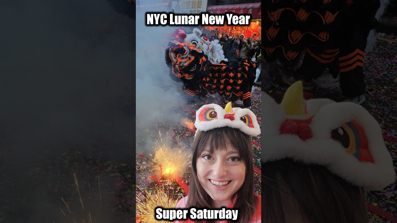 ✨Live✨ NYC Super Saturday in Chinatown NYC Was WILD 🧧🔥 @newyorkclf  #nyc #lunarnewyear