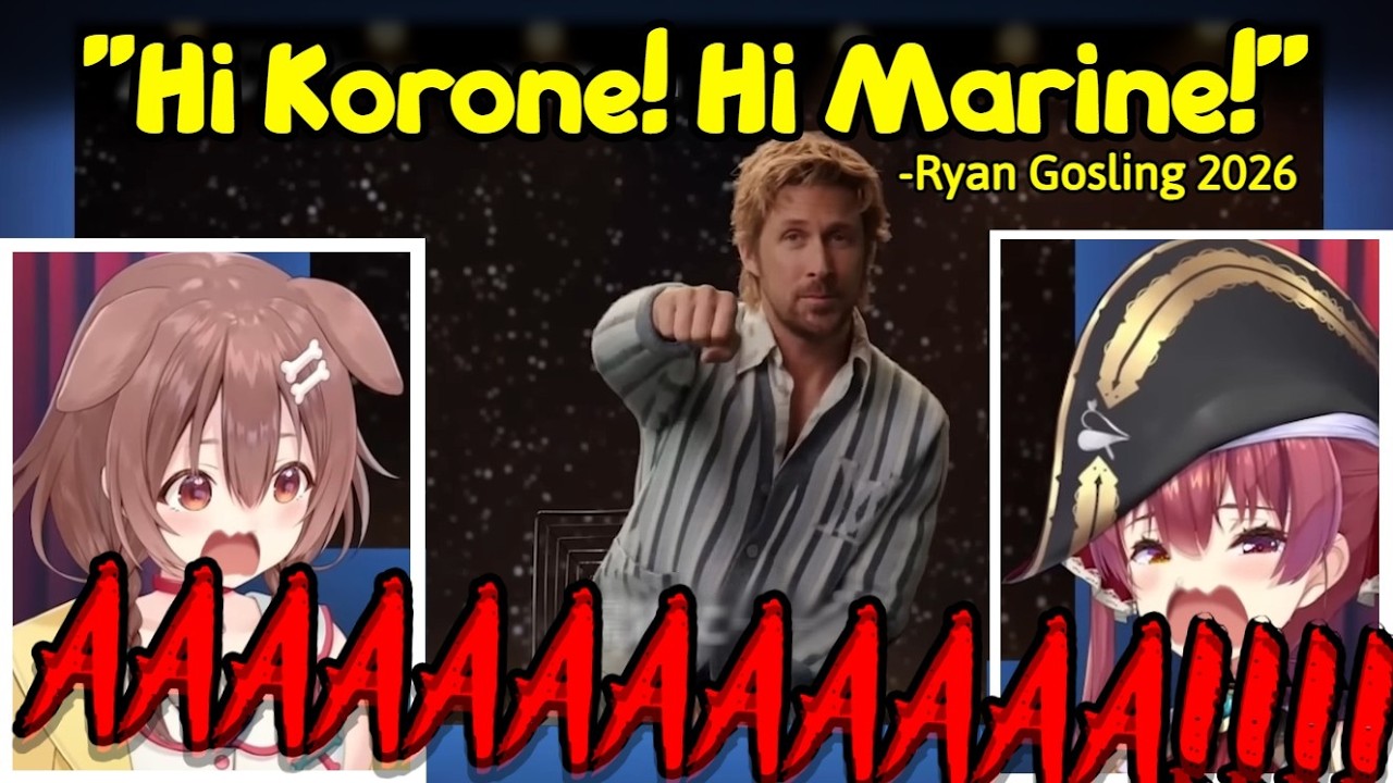 Korone and Marine Get a Surprise Shoutout From Ryan Gosling for Their Roles in 'Project Hail Mary'
