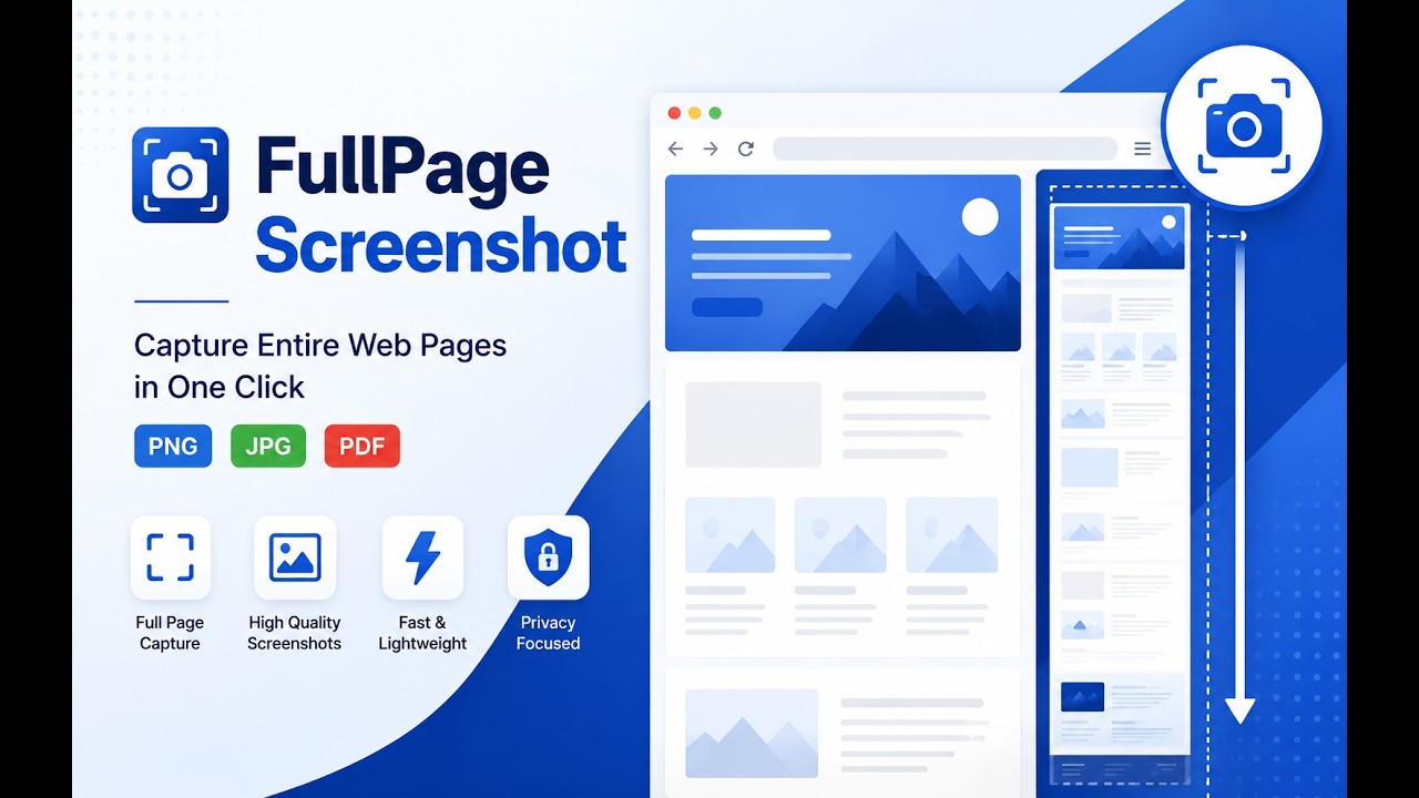 fullpage screenshot chrome extension demo