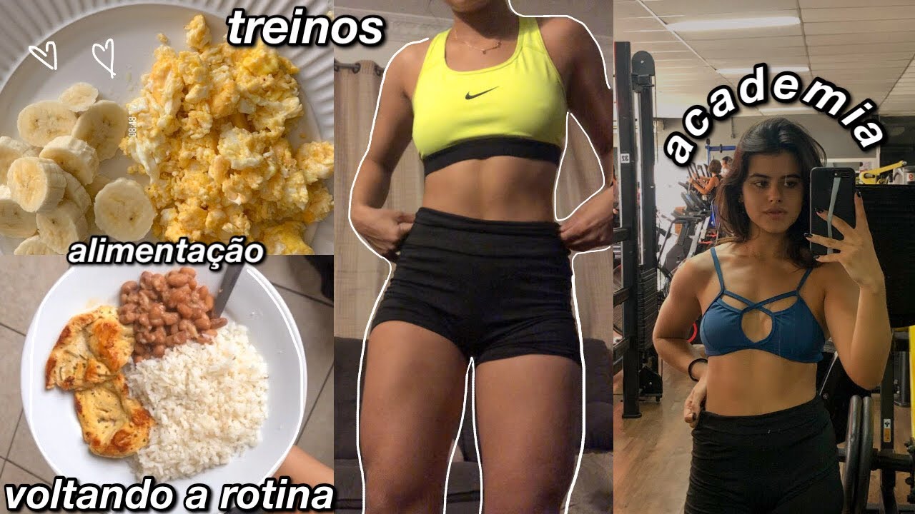 voltando a rotina saudável | academia, alimentação, treinos em casa