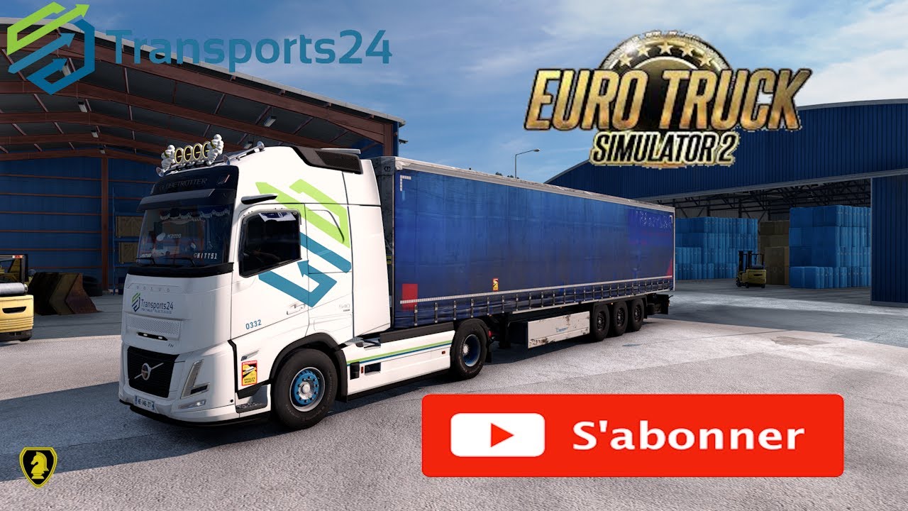 ETS2 Vlog mise a quai a contre main