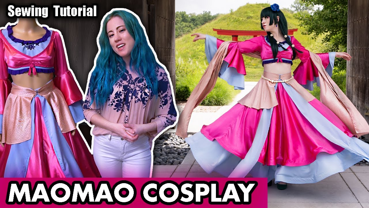 How to Make Maomao's Skirt from The Apothecary Diaries! Cosplay Sewing Tutorial for Beginners