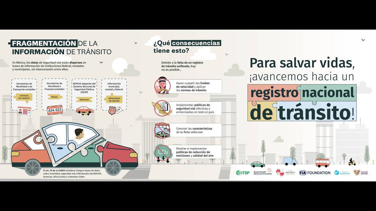 Registro Nacional de Tránsito: información para la seguridad vial
