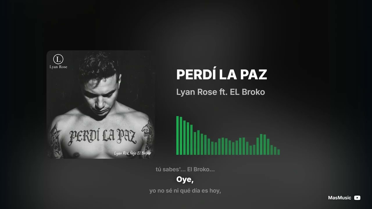 Lyan Rose ft. EL Broko - PERDÍ LA PAZ