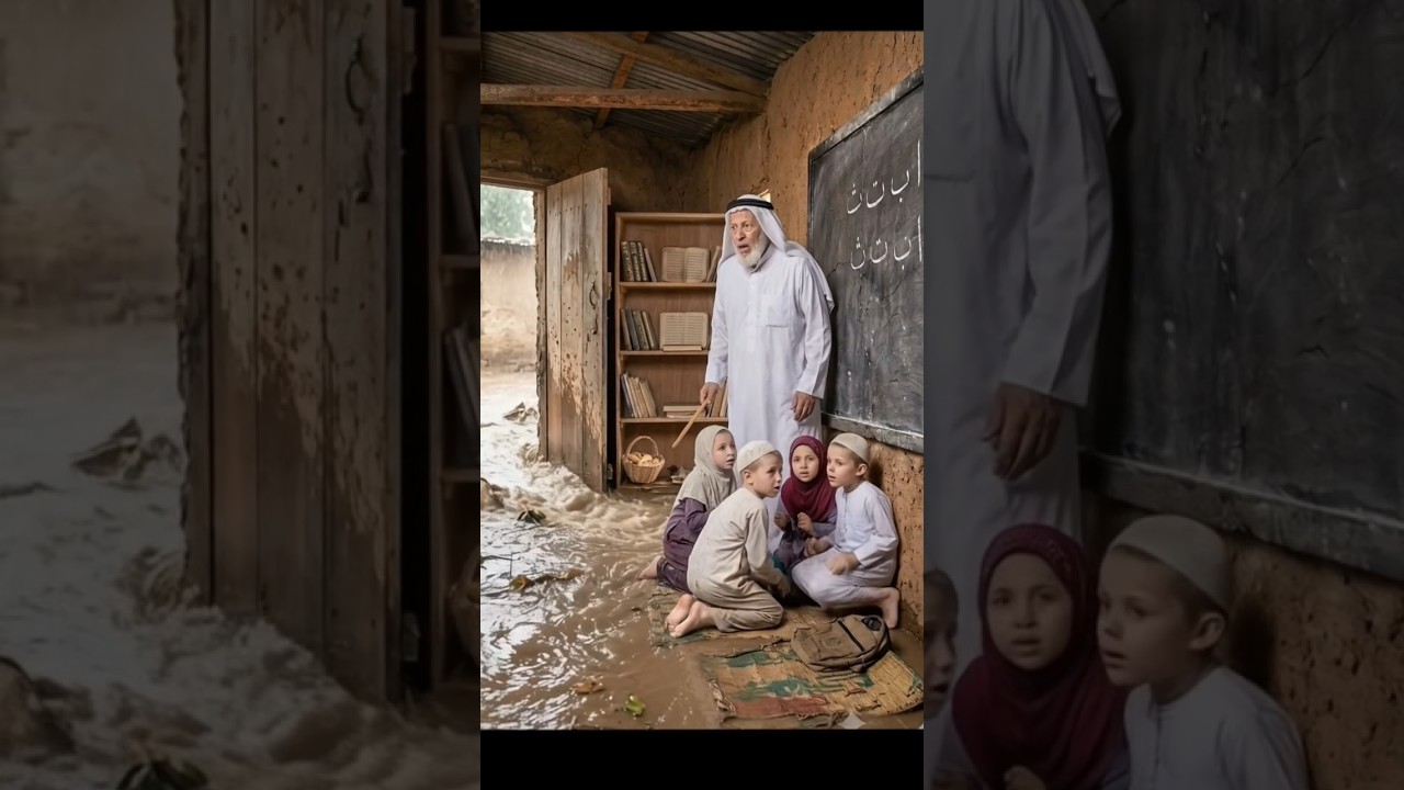 The Flood Destroyed Their Classroom... Until HE Showed Up! 😭✨