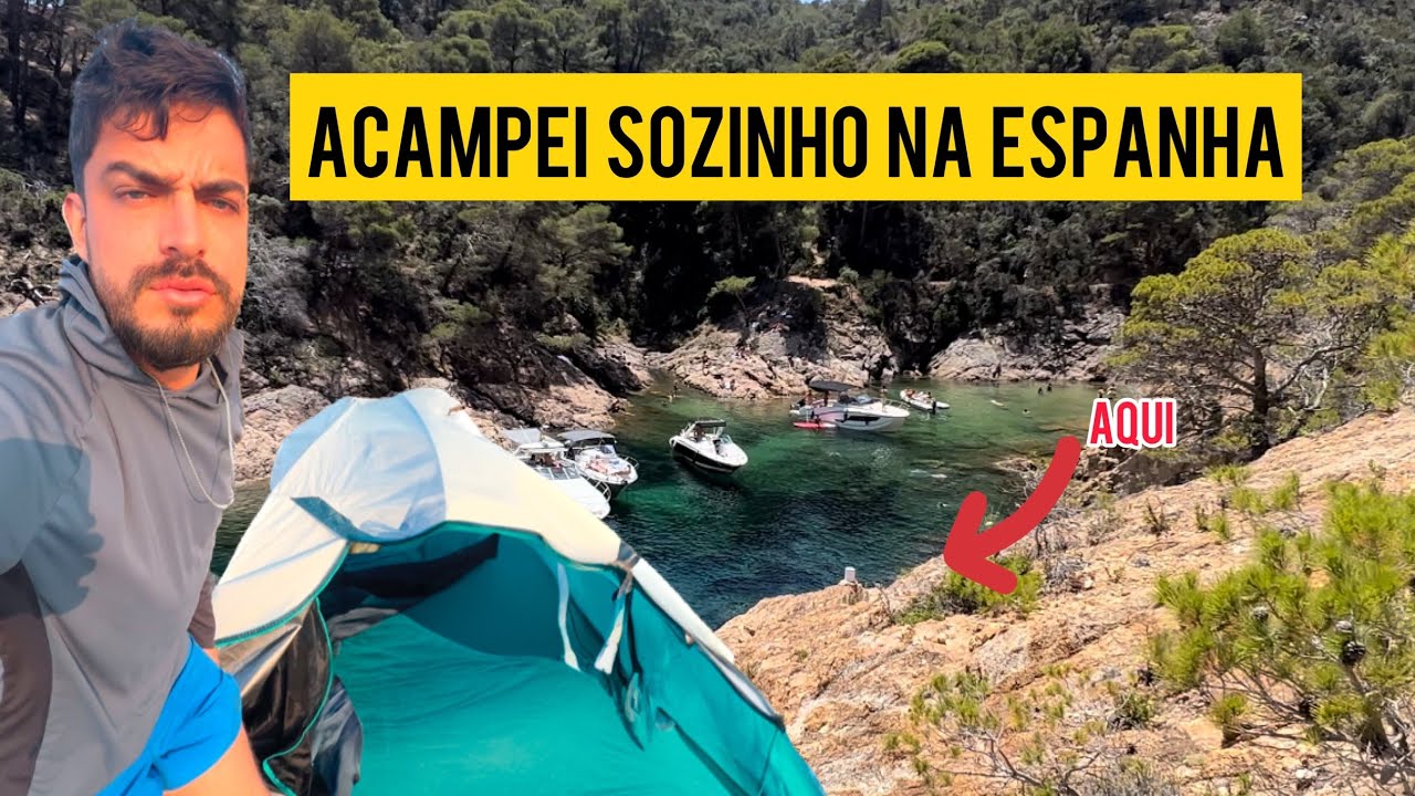 ACAMPAR SOZINHO NA EUROPA TEM QUE SER FORTE ( Norte da Espanha 🇪🇸 )