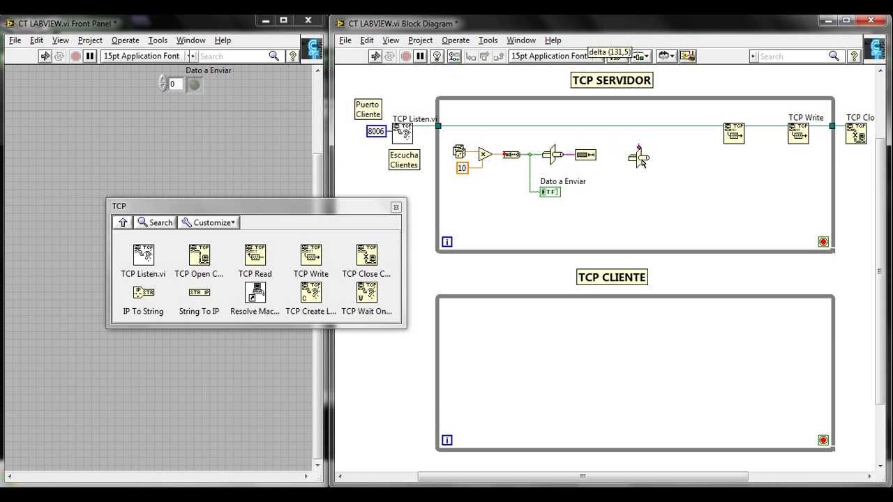 TCP en LabVIEW